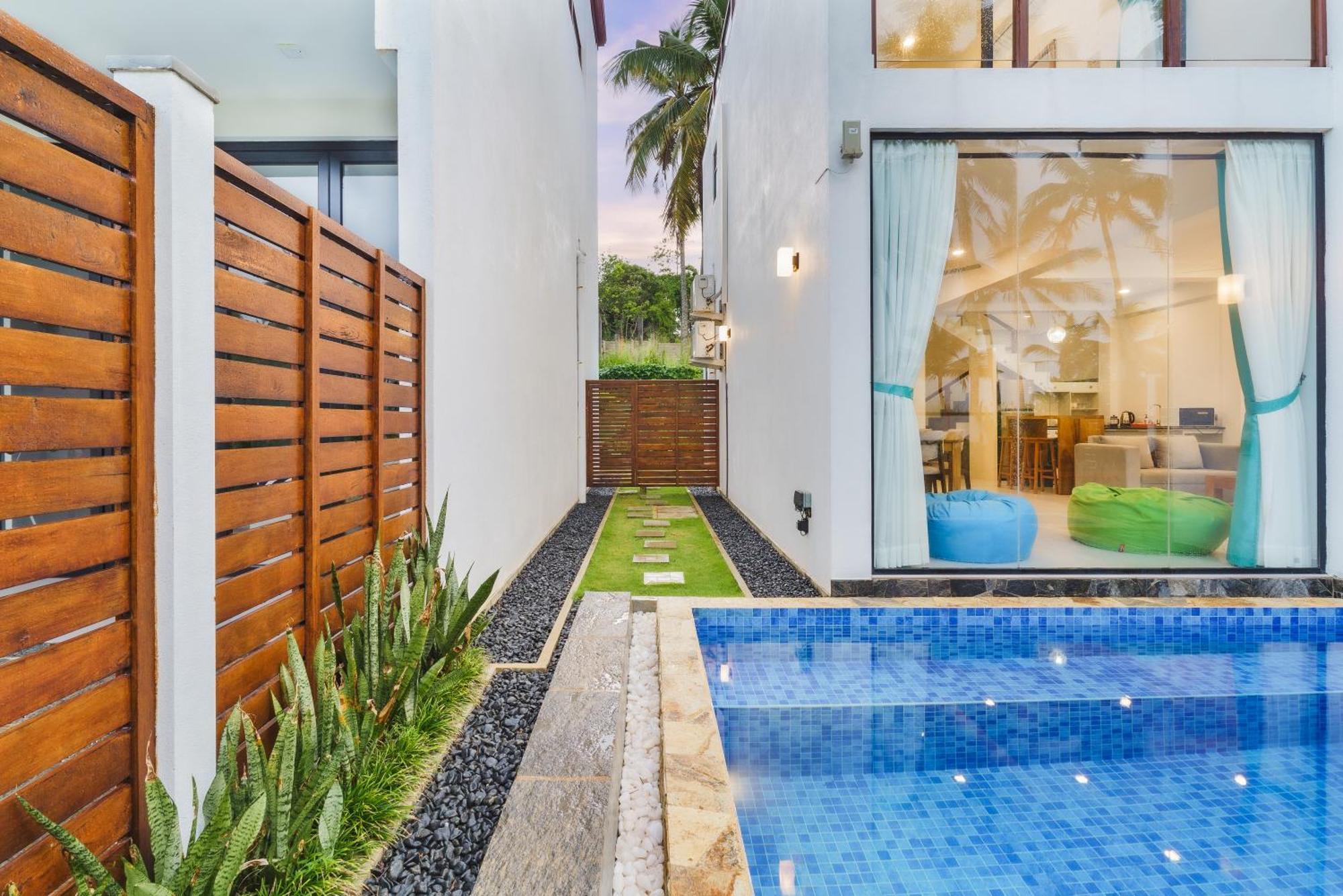 Kaas Villas - Entire Two Bedroom Villa With Private Pool & Garden ดิคเวลลา ภายนอก รูปภาพ